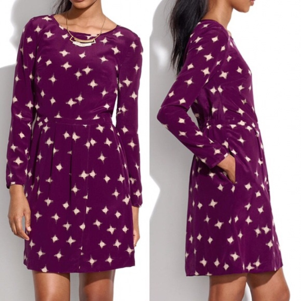Madewell Silk Inkbrush Dress